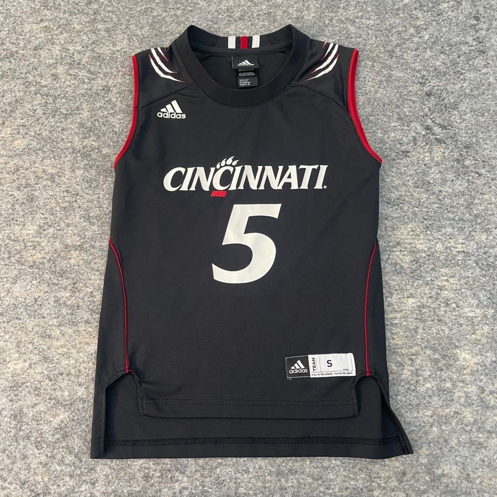 Adidas Cincinnati Bearcats Basketball Jersey #5 Big East Vaughn Youth Small 8